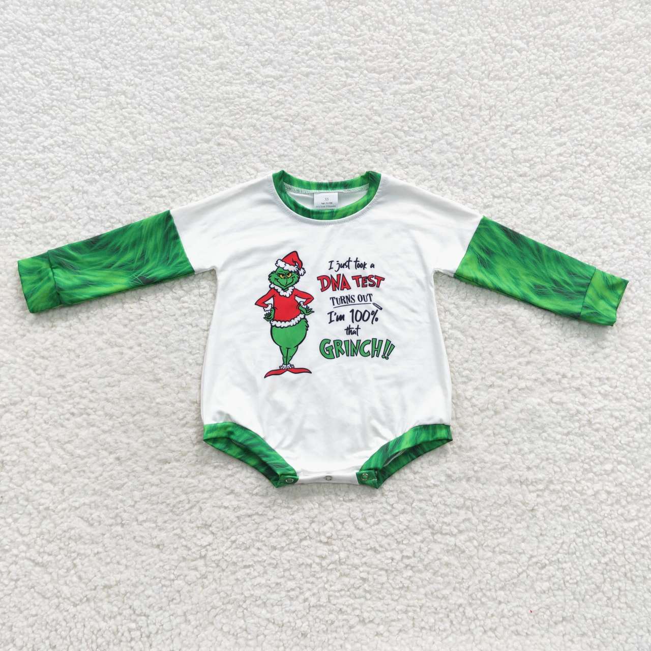 grinch romper baby bodysuit