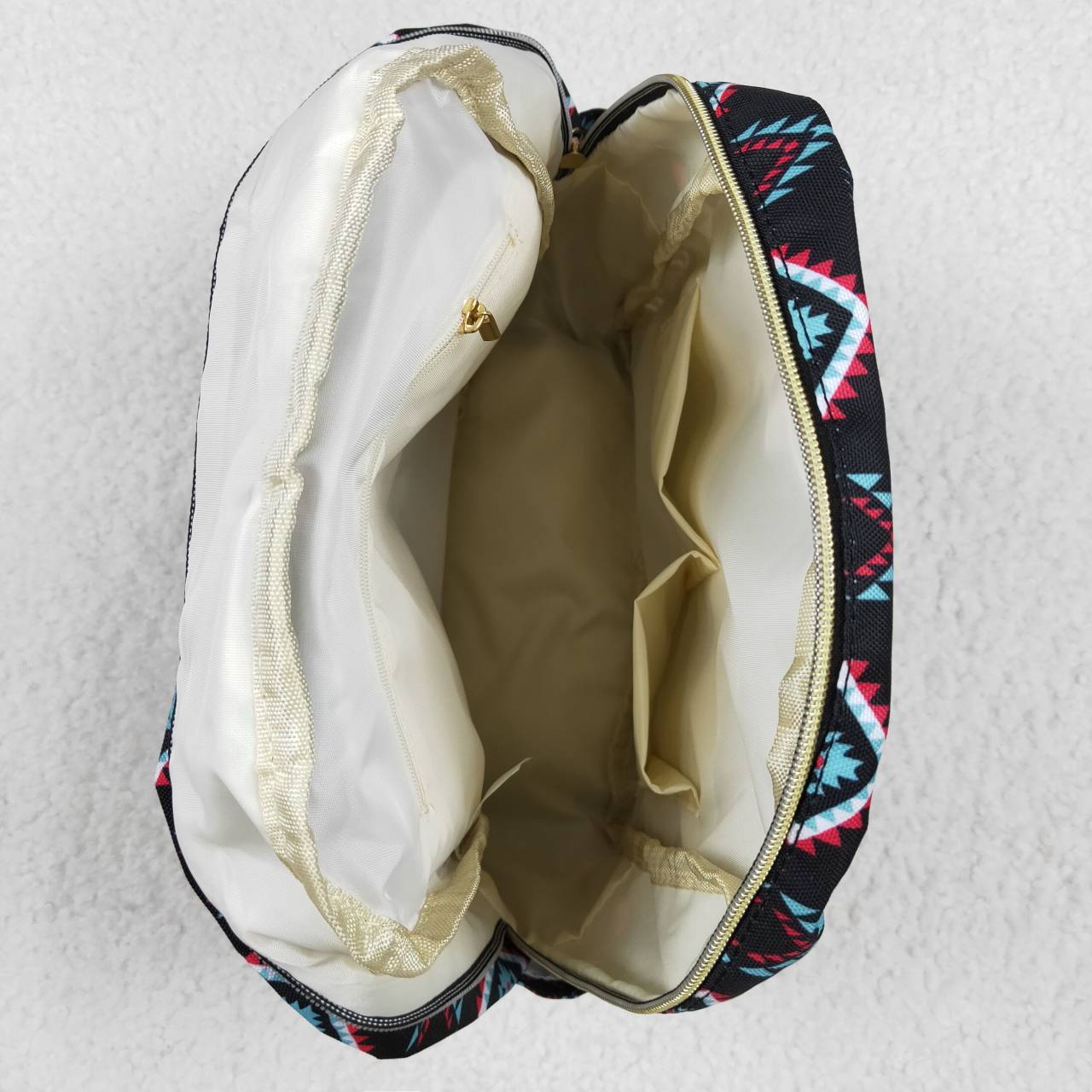 Geometric figure print child bag backpack