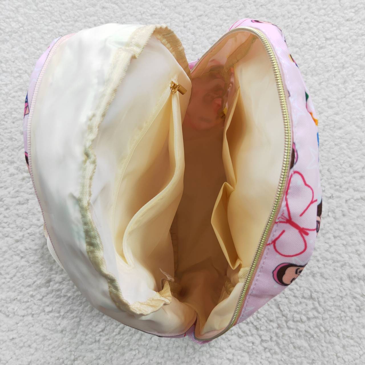 pink abc back to school backpack