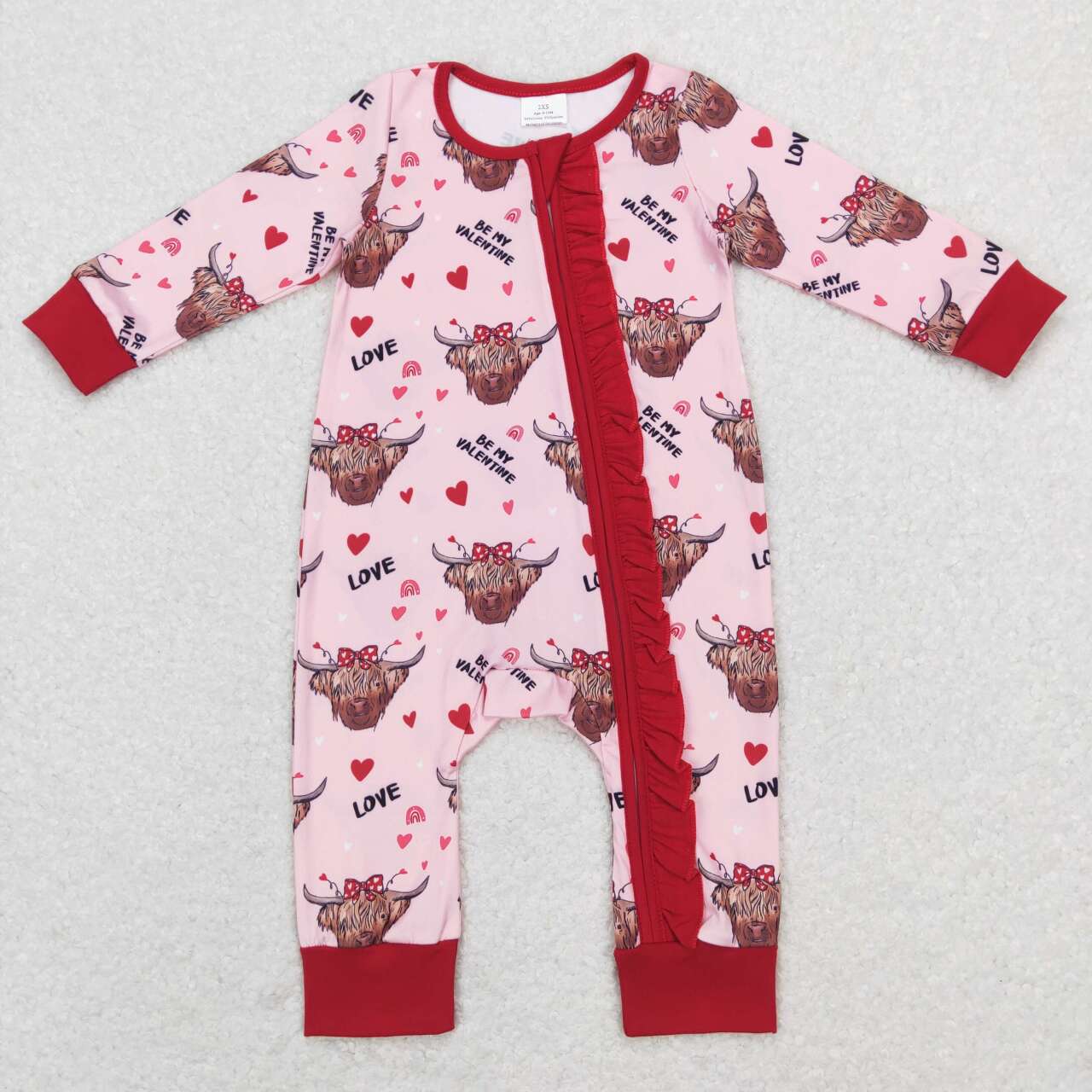 Valentine's day baby sleeper hot sale