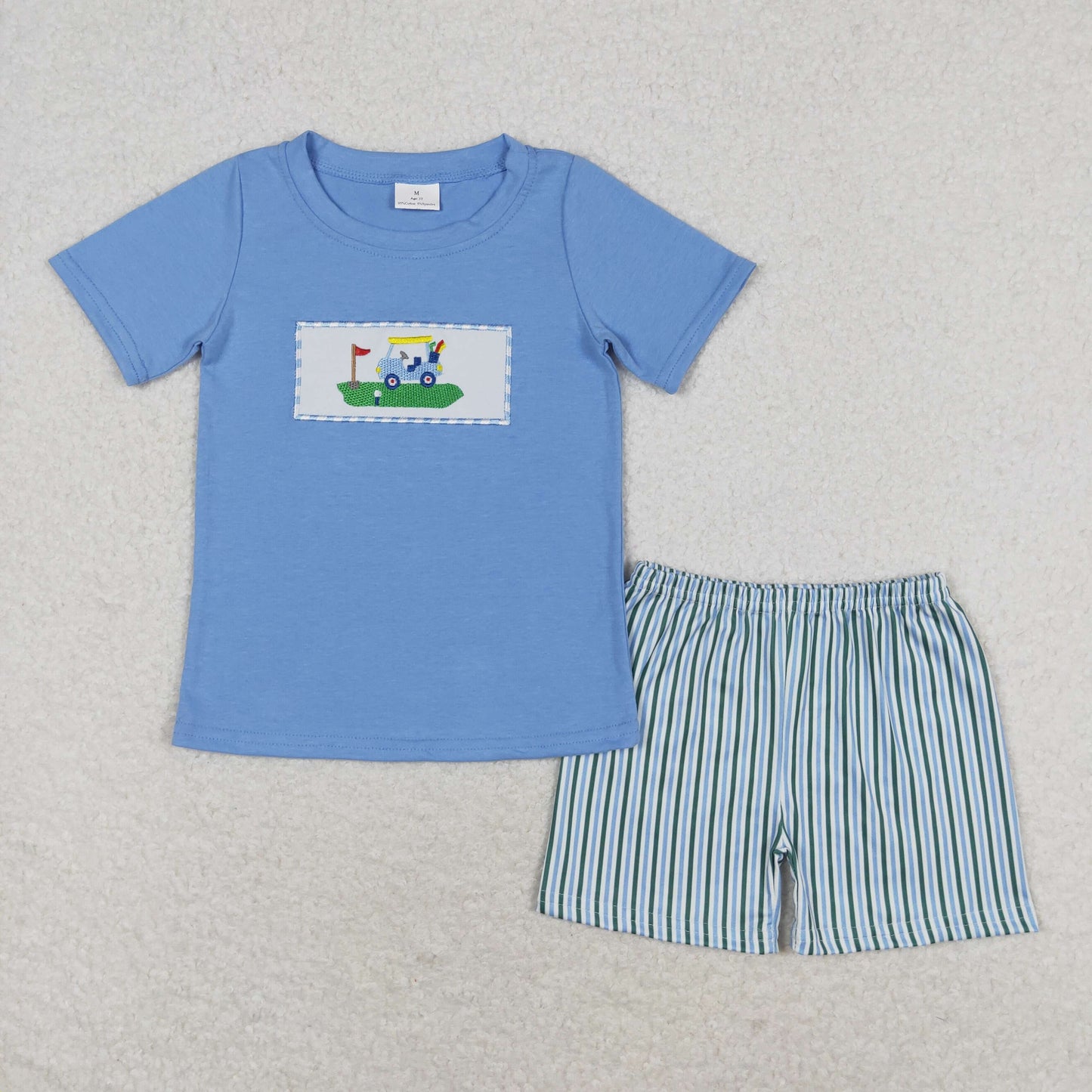 baby boy golf shorts set