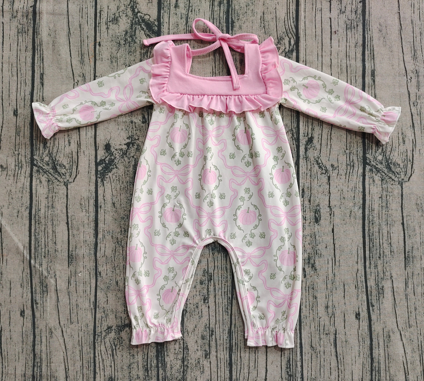 Pre order pumpkin romper