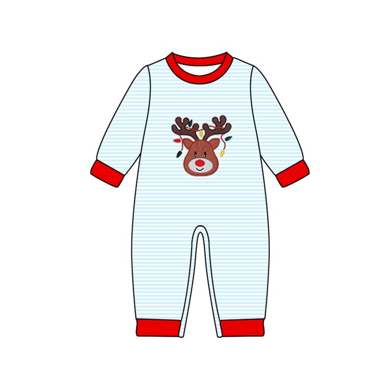 Pre order reindeer boy romper