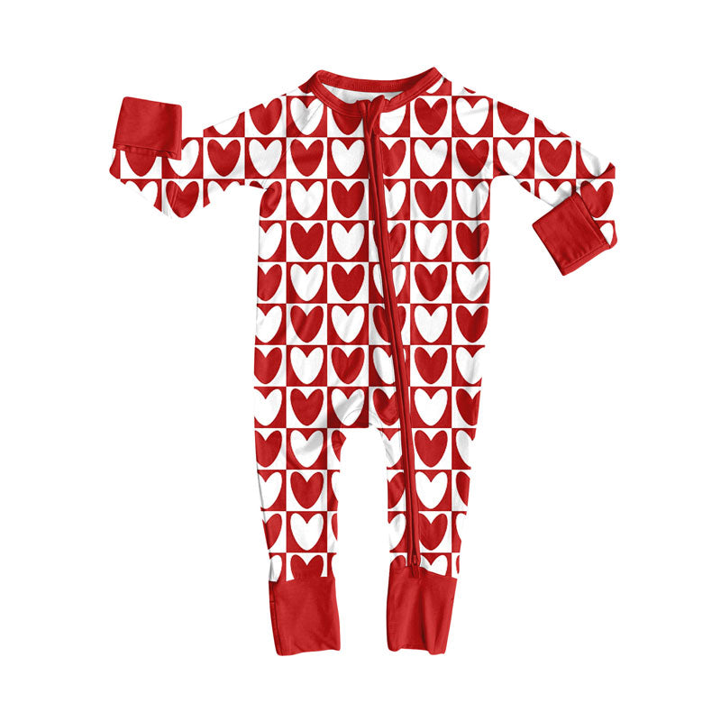 Pre order valentine's day baby girl sleeper