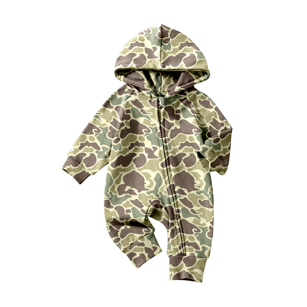 Pre order zipper camo hooded sleeper