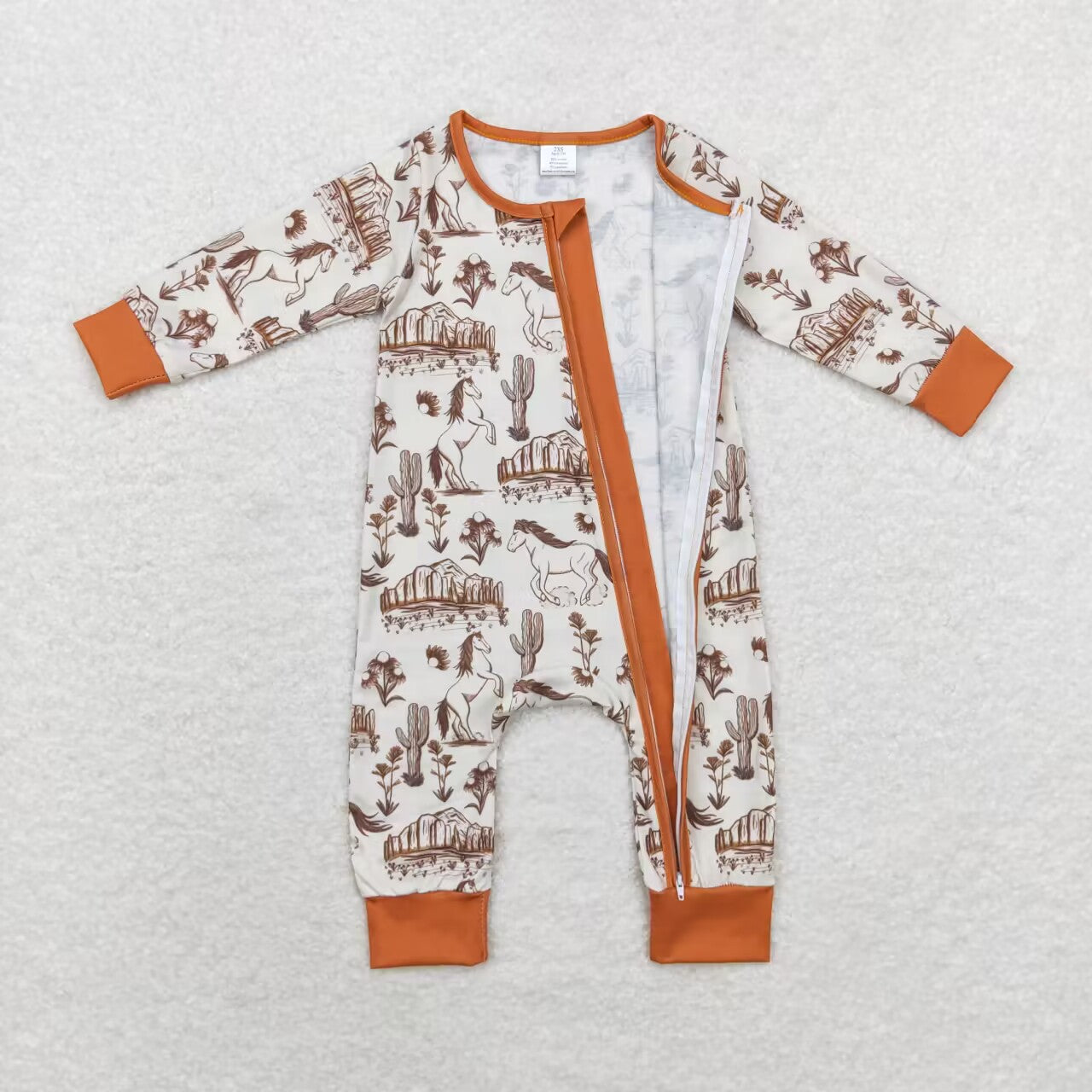 western baby rodeo bamboo sleeper