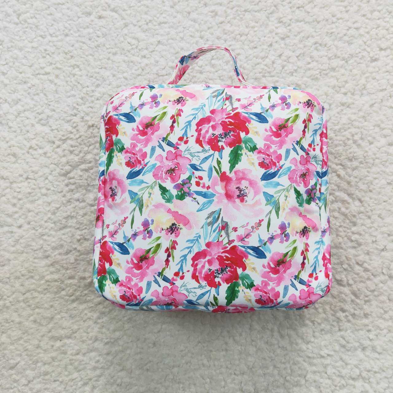 girls floral lunch box