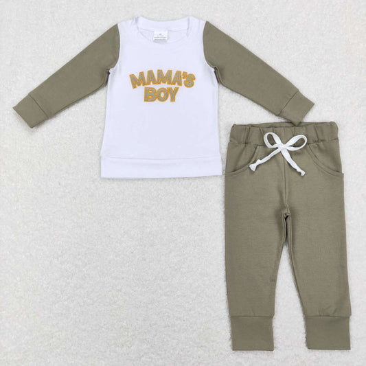 cotton mama's boy jogger outfit boys clothing