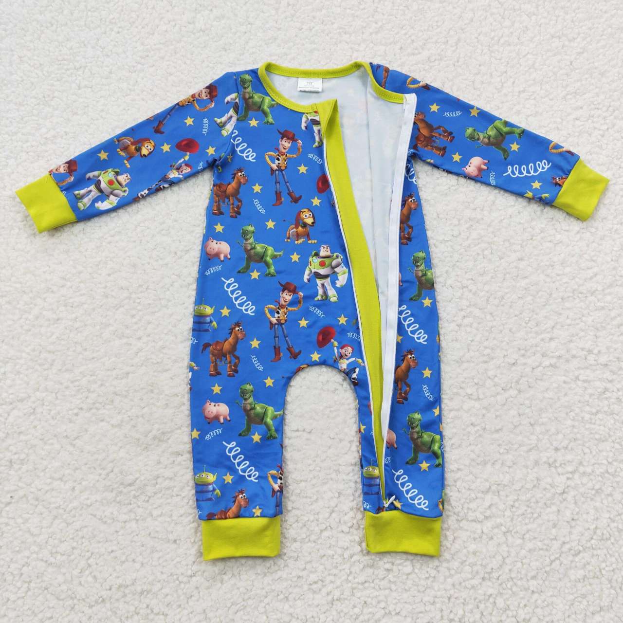 Toy story cartoon sleeper zipper PJs