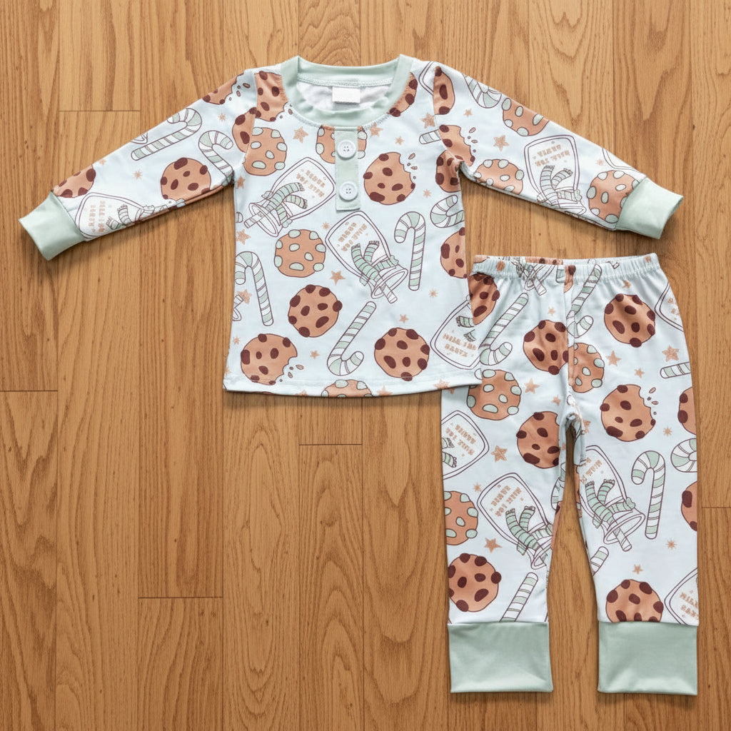 christmas cookie boys pajama
