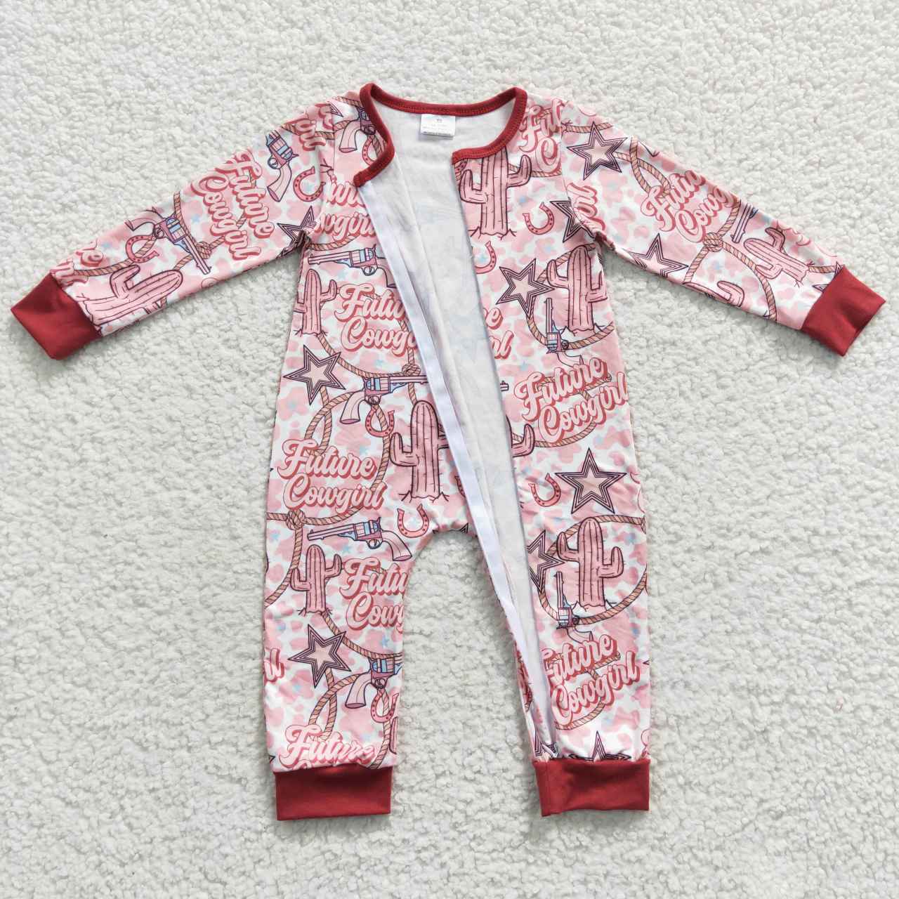 Future cowgirl zipper PJs