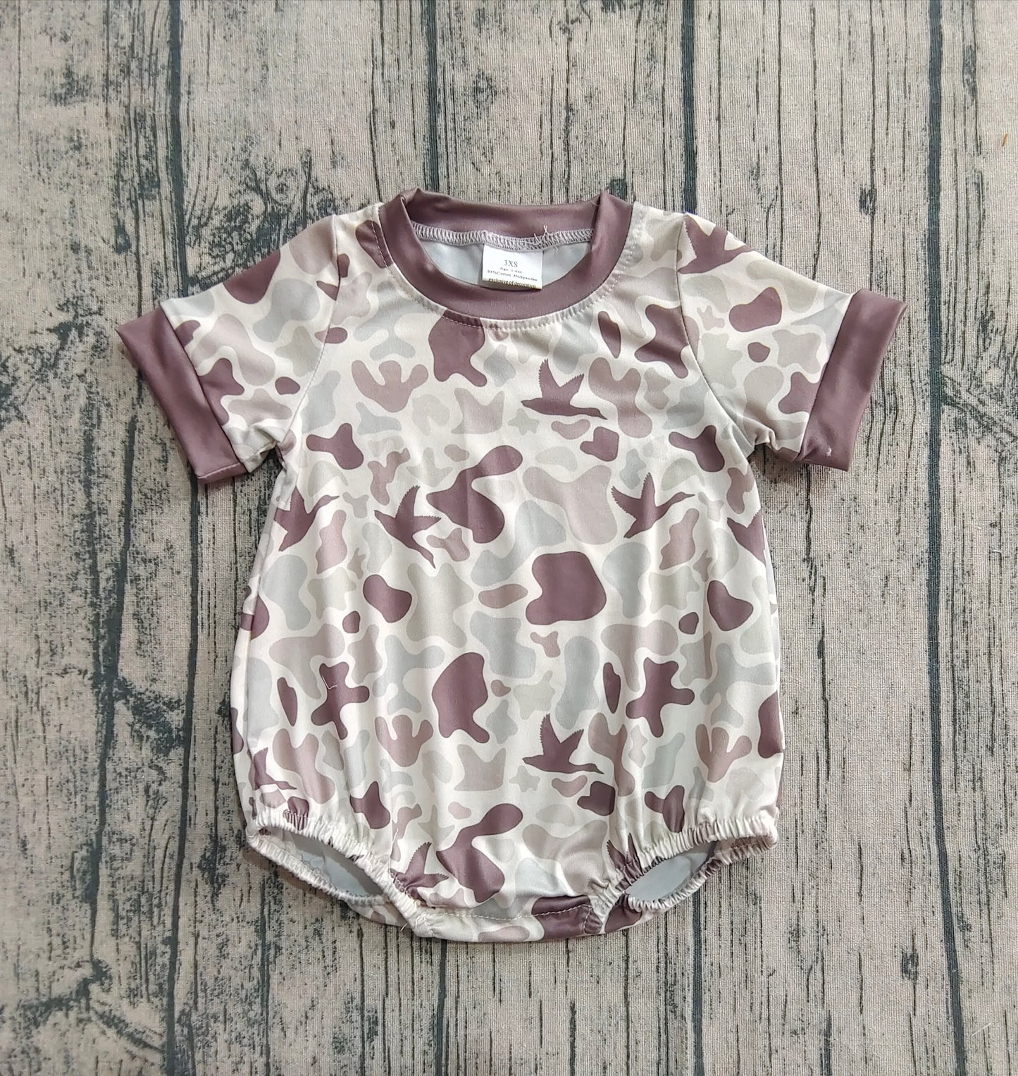 short sleeve hunting camo bubble