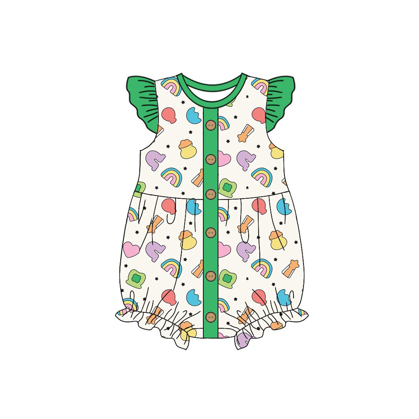 Pre order st patrick girl bubble