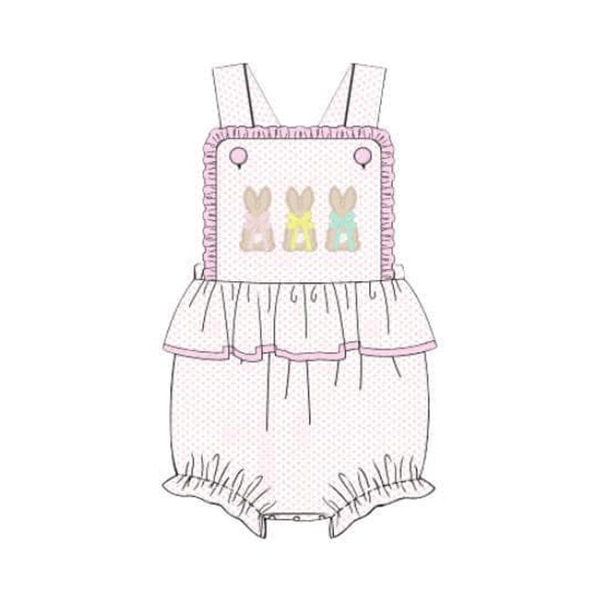 Pre order polk dots bunny strap bubble