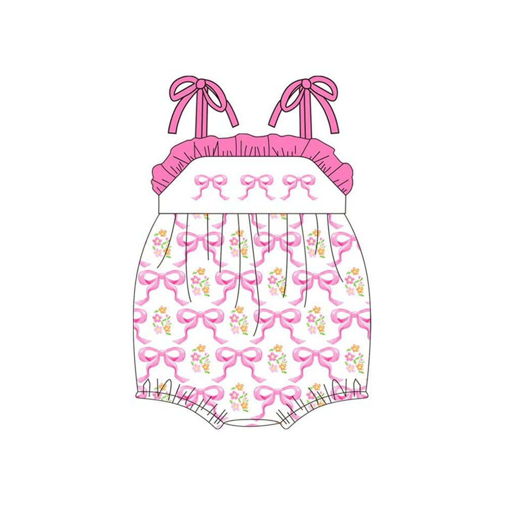 Pre order pink bow suspender bubble