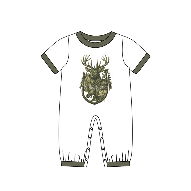 Pre order short sleeve hunting romper
