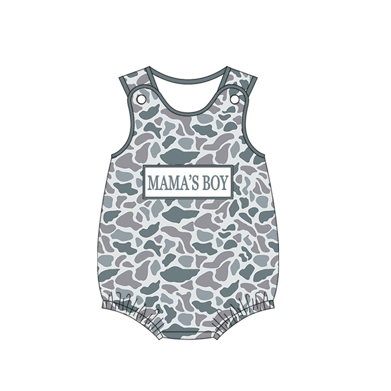 Pre order mama's boy camo bubble boy clothing