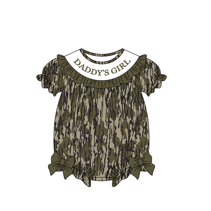 Pre order daddy's girl camo bubble girl clothing