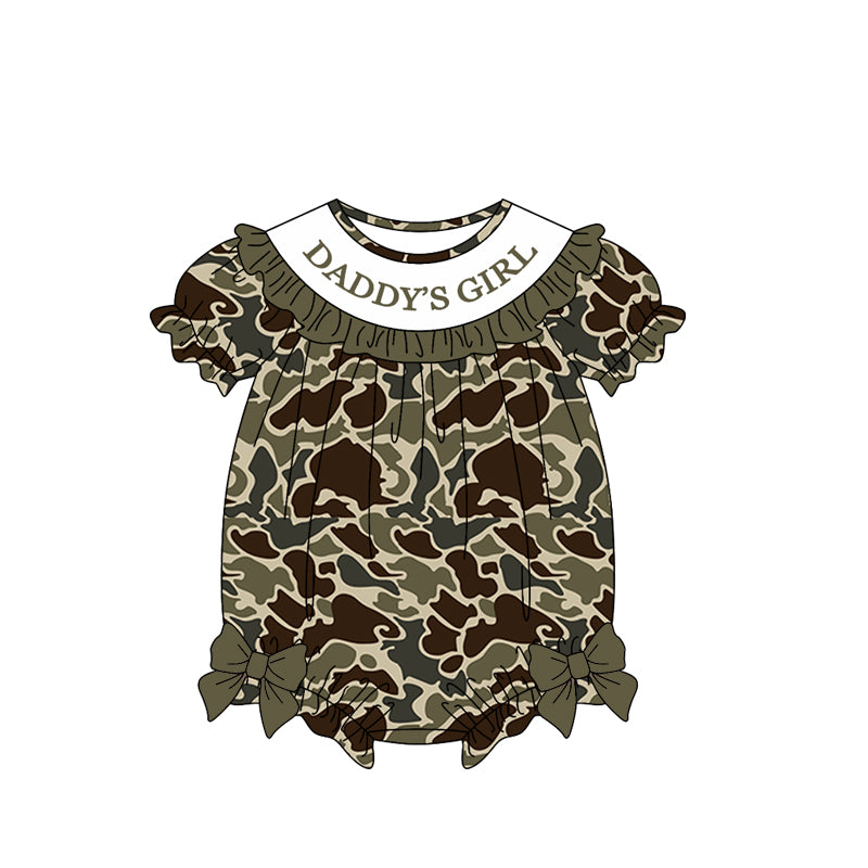 Pre order daddy's girl camo bubble girl clothing