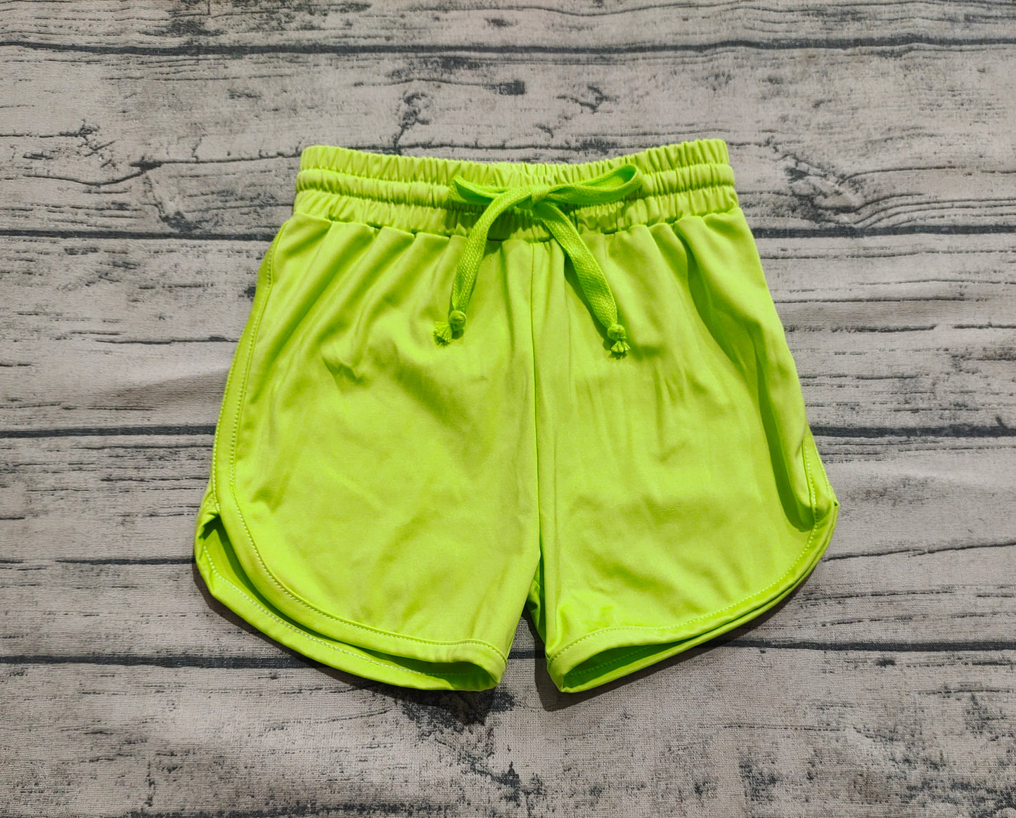 pre order kids green long sleeve athletic shorts set