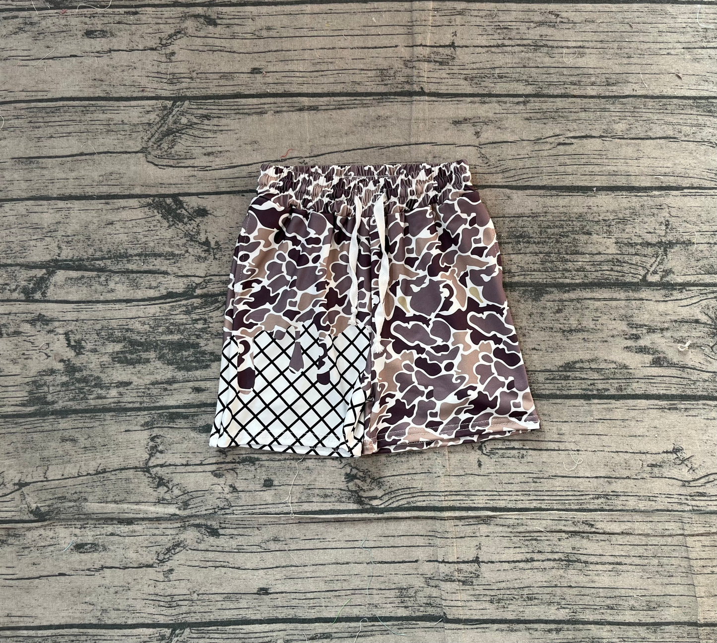 Pre order ice cream camo shorts