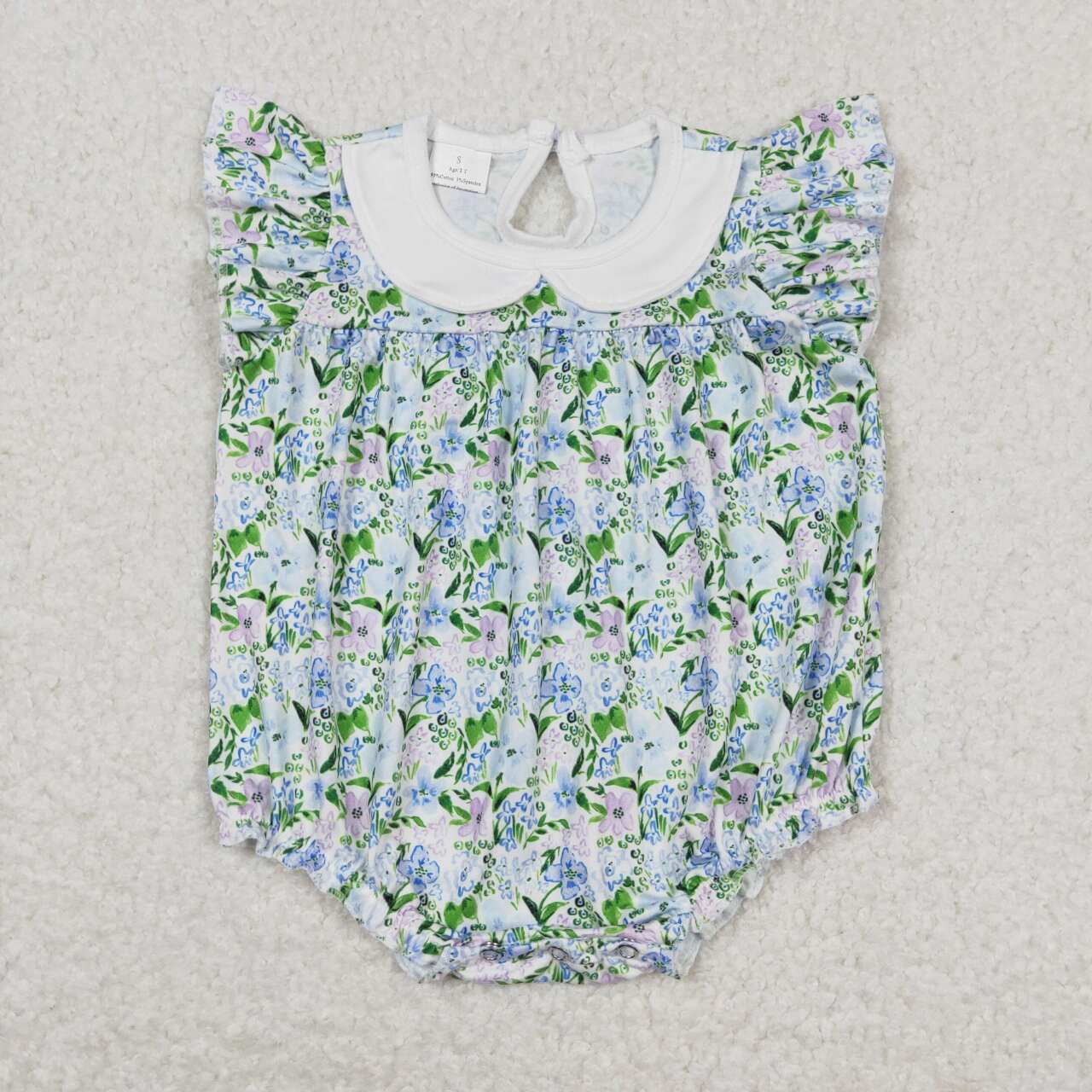 baby girl summer daisy flower bubble