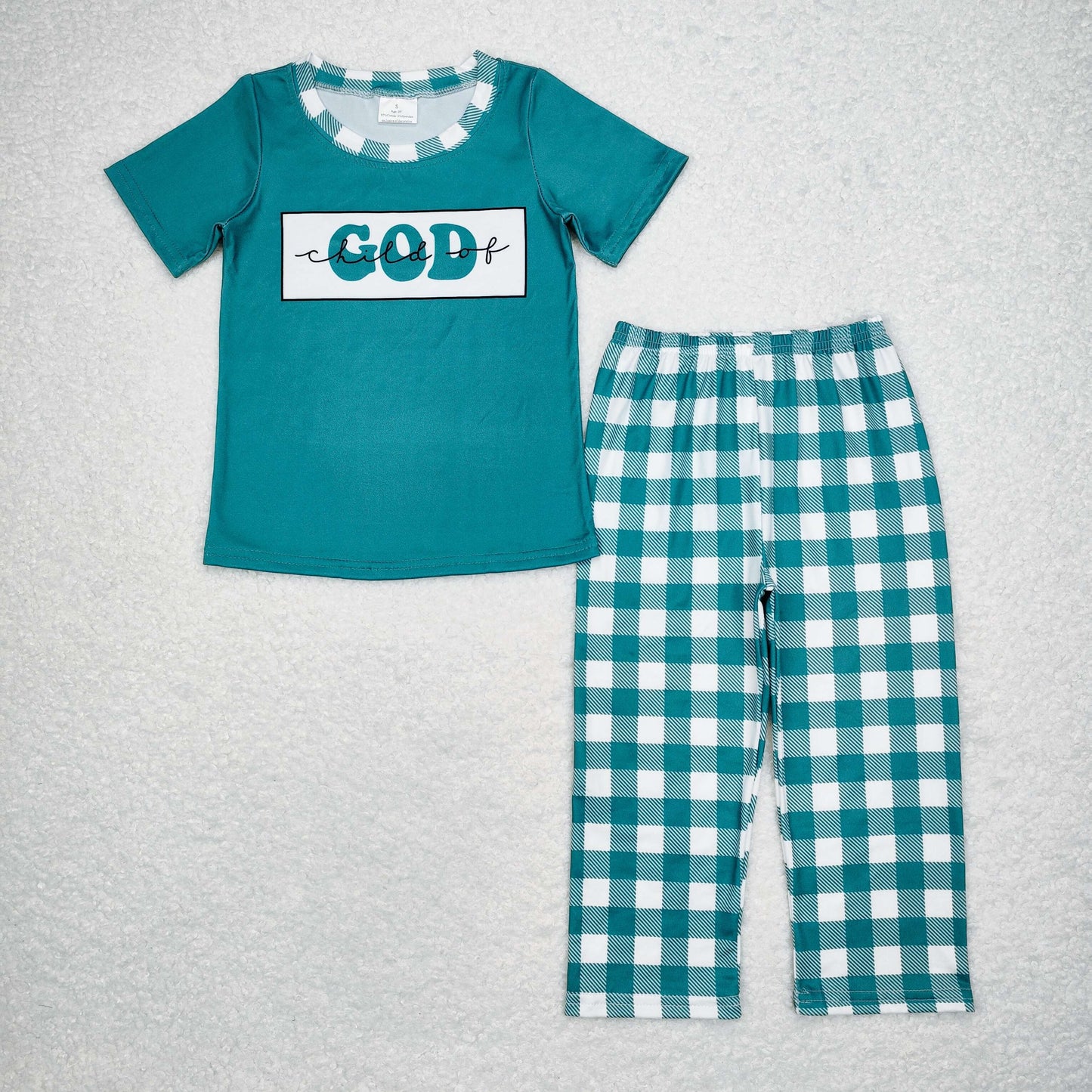 child of god short sleeve pants set boys clothes