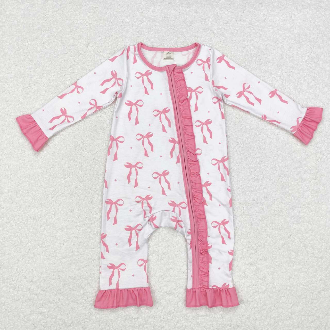 coquette pink zip bamboo sleeper