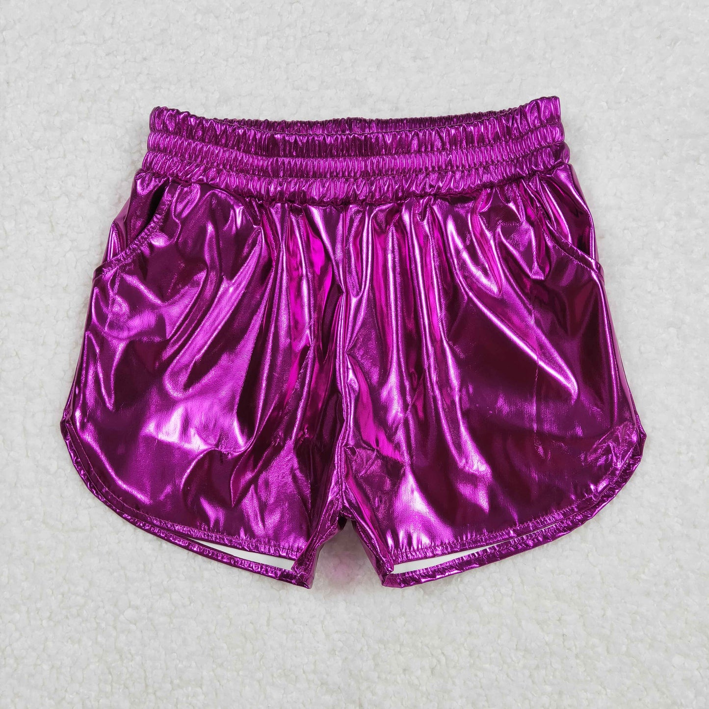 metallic shiny sparkly shorts