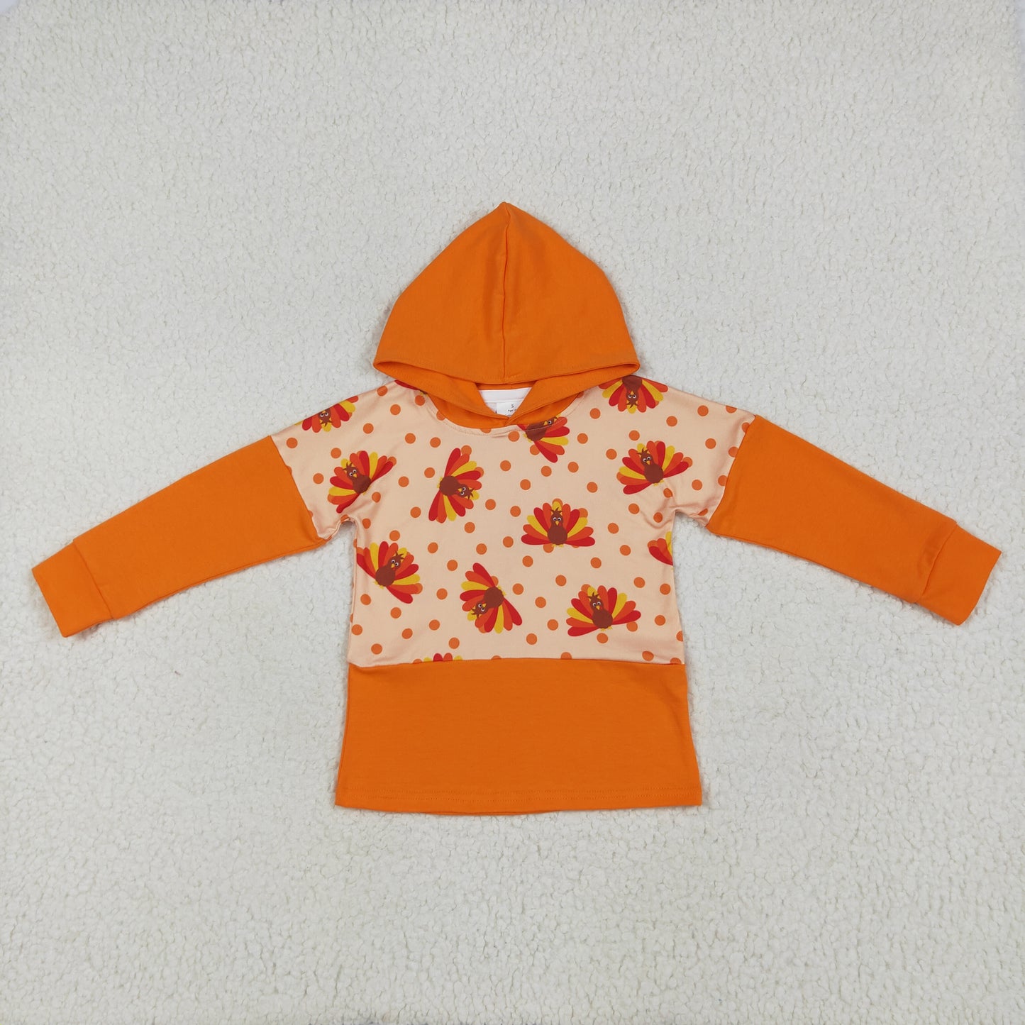 orange turkey hoodies sweatershirt