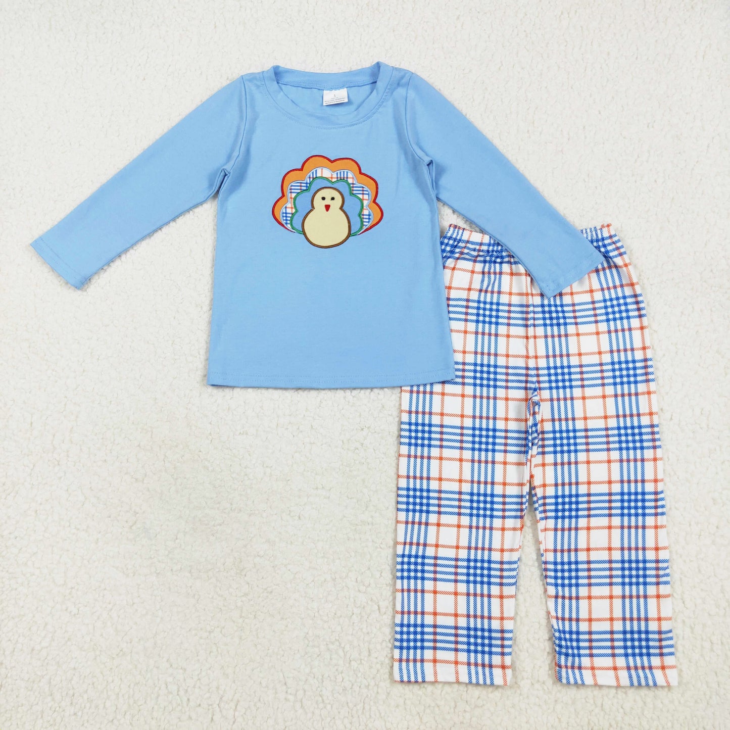 turkey embroidery boy pants set