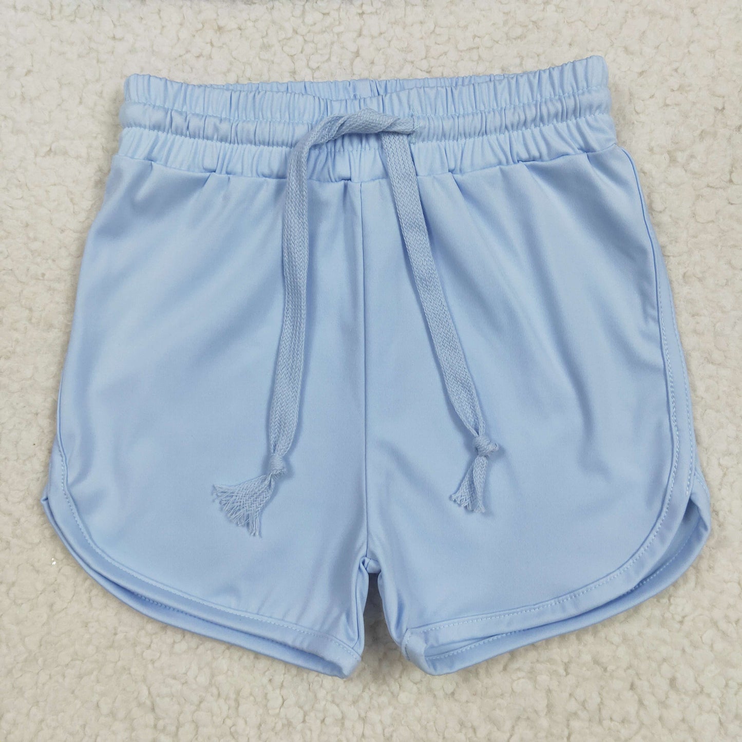 kids blue athletic shorts