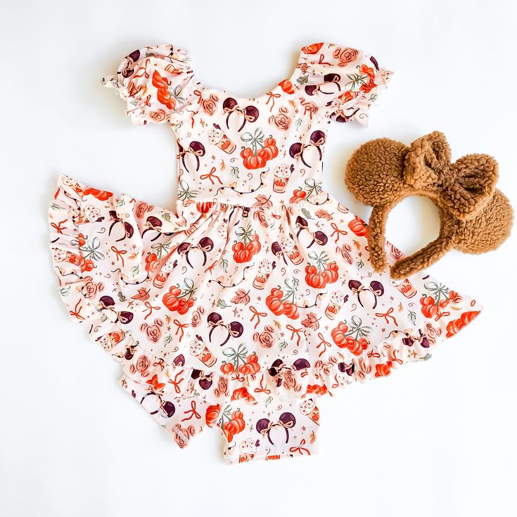 MOQ 5 TAT 6-7 weeks pumpkin spice shorts set
