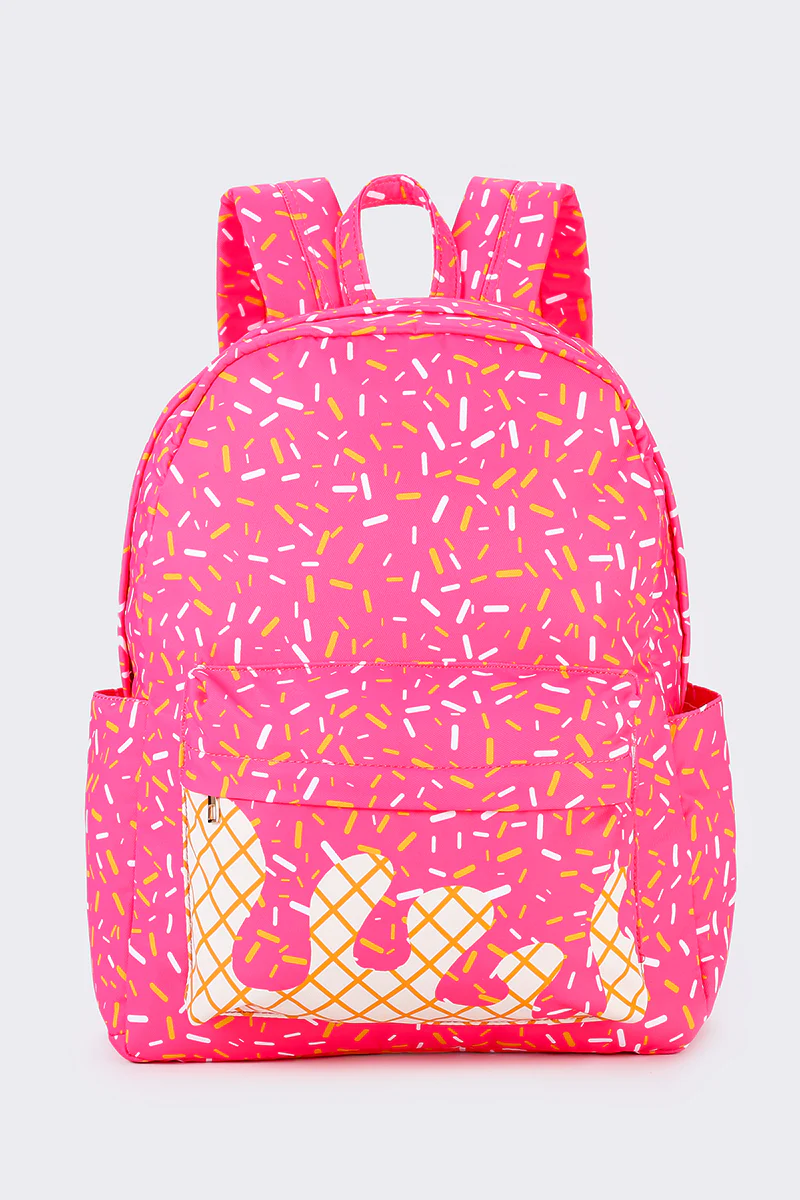 pink ice cream backpack children bags