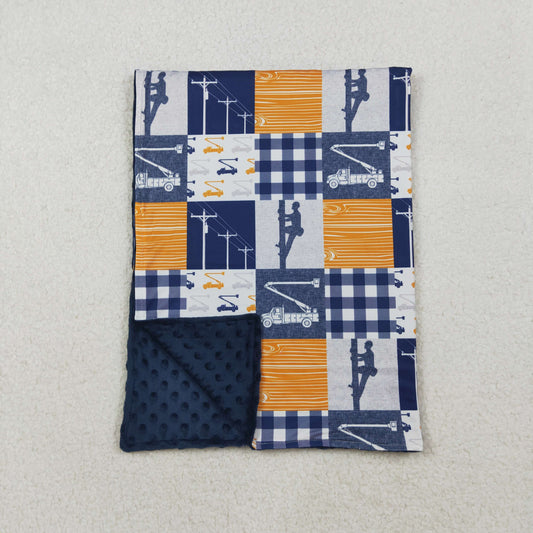lineman baby blanket