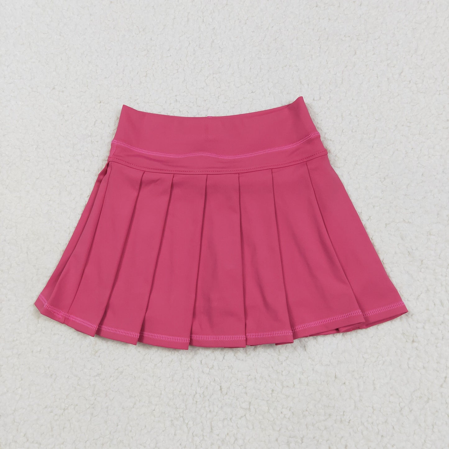 Girl Pleated Cheer Skirts Cheerleader Skirt Hot Pink