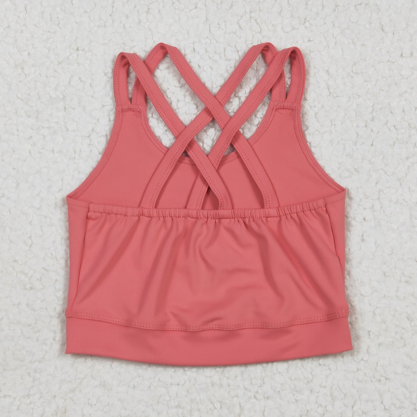 solid cross back sports tennis tank yoga top