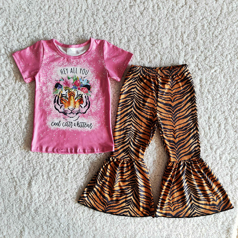 tiger bell bottom outfit