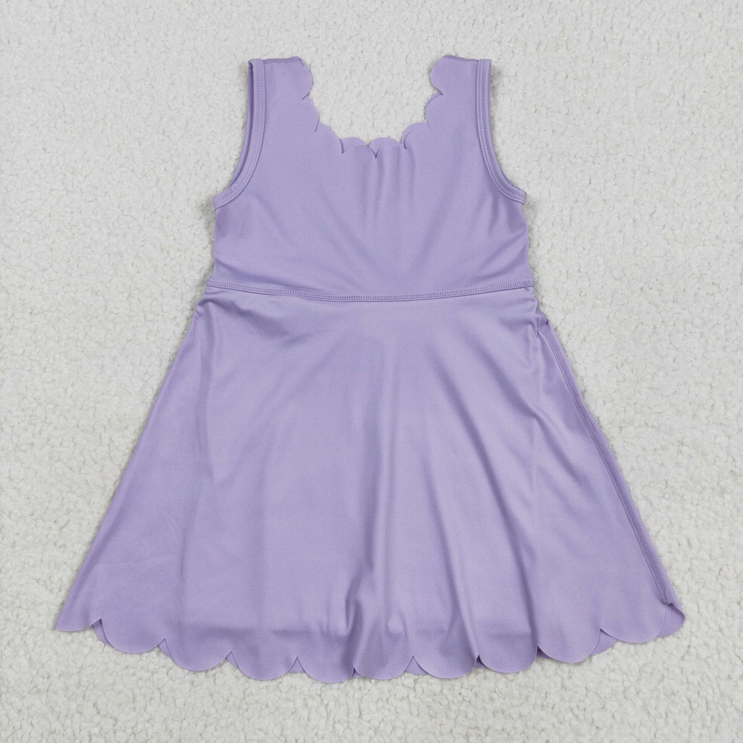 solid purple athletic skort dress