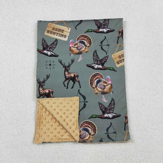 gone hunting baby blanket