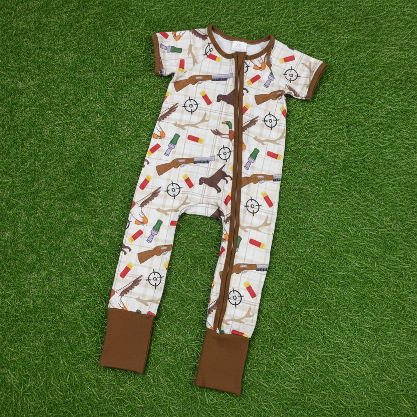 short sleeve hunting zip sleeper