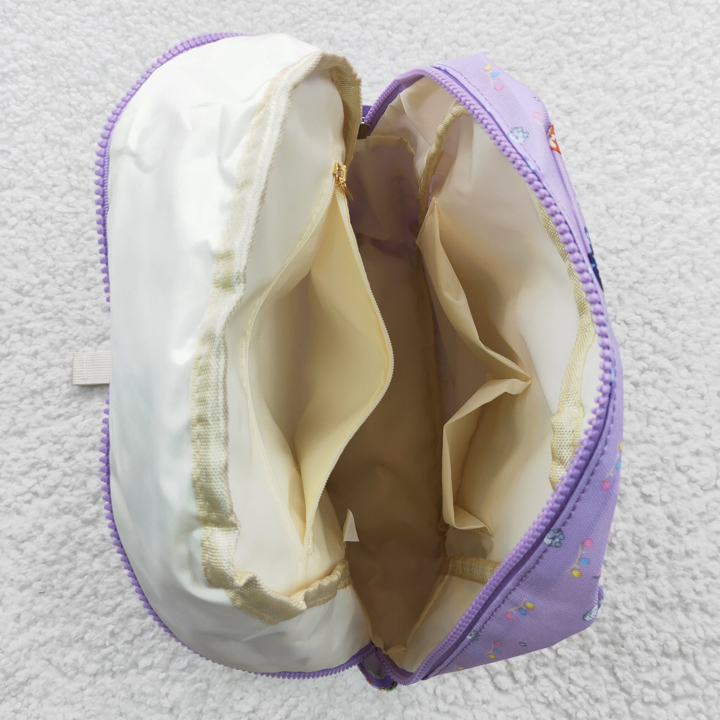 child purple blu*y bag backpack