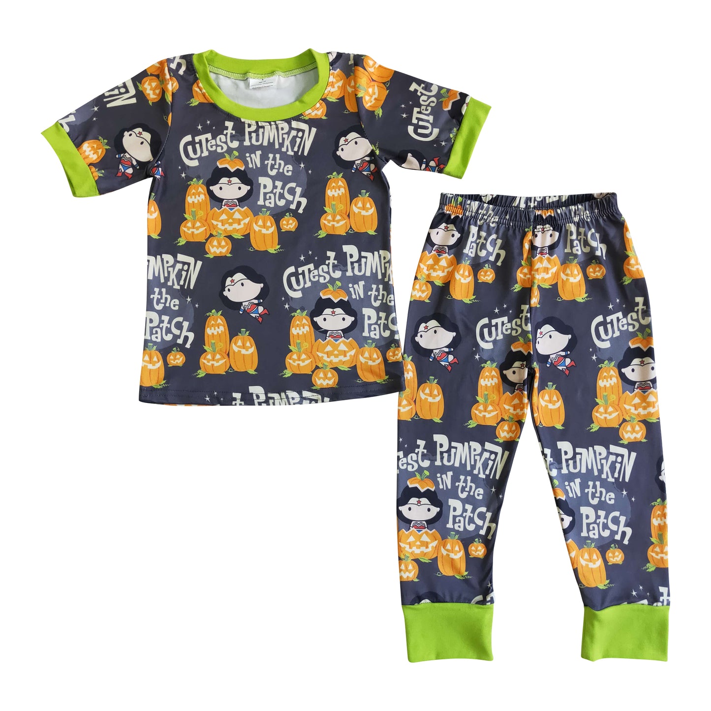 short sleeve pajamas kids fall clothing