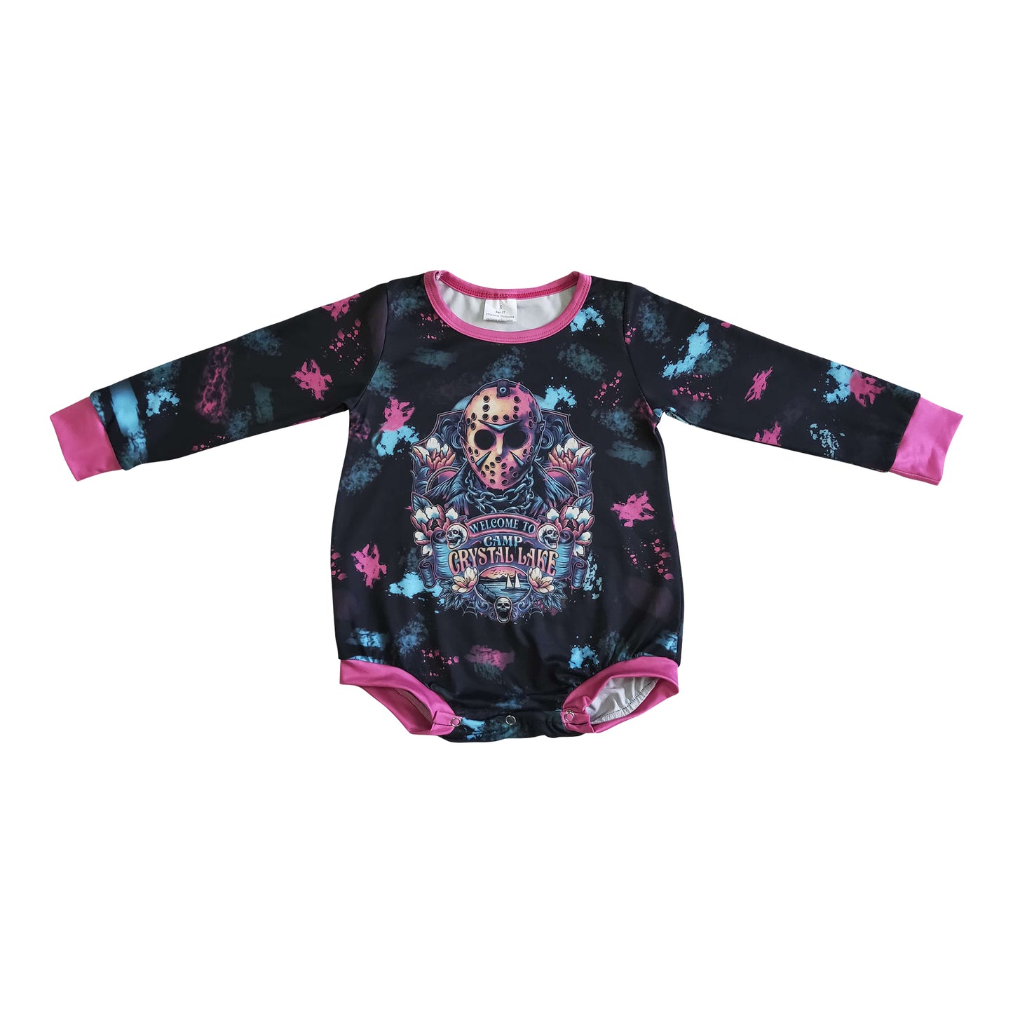 kids halloween long sleeve romper