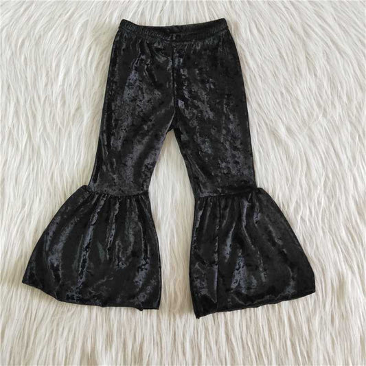 Black Velvet Bells Pants