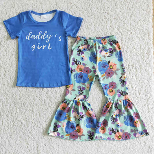 Daddy's Girl Floral Bells Set