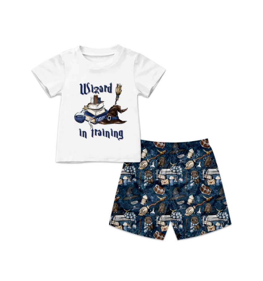 Pre-Order boy's summer short set outfit