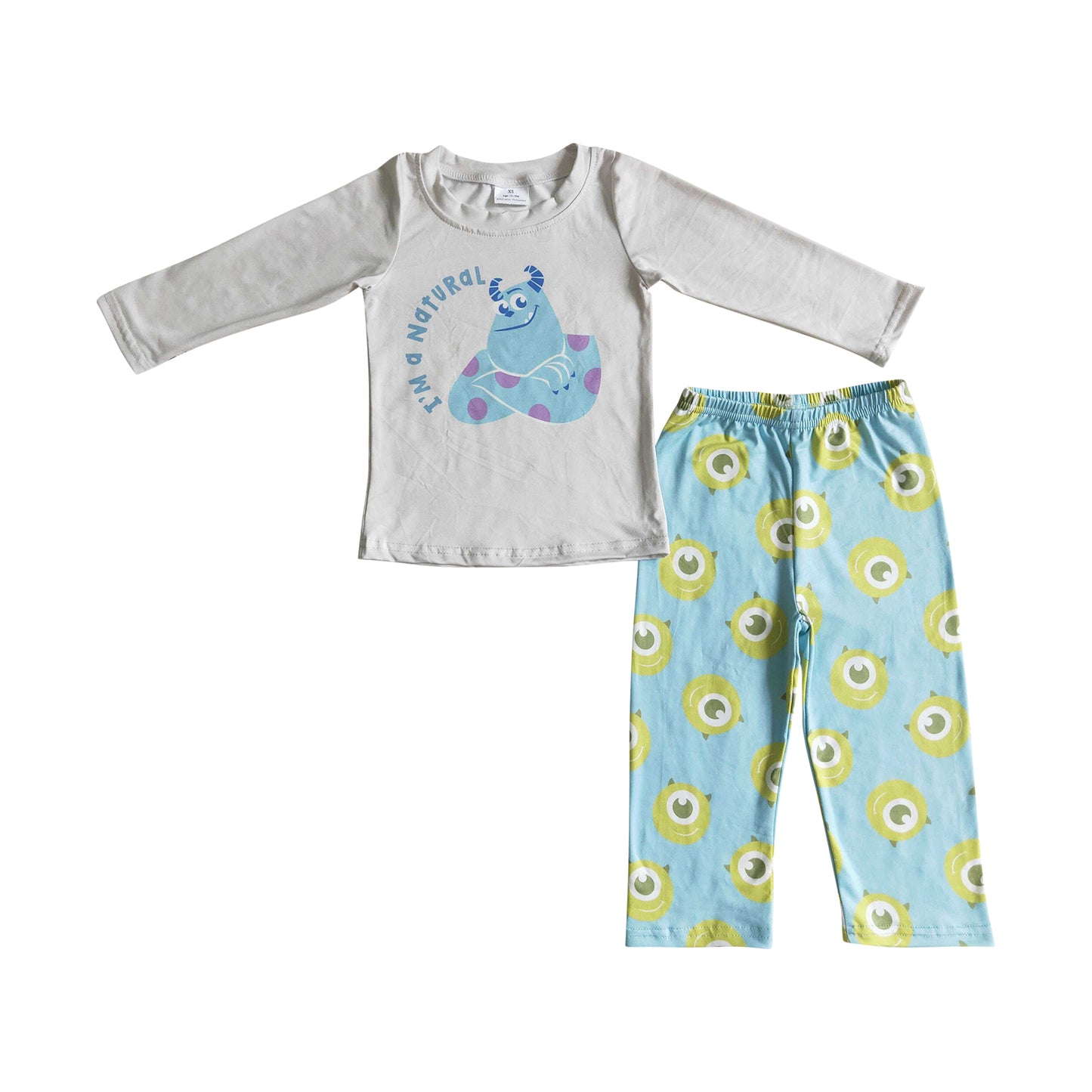 character one eye monster straight leg set for little boy