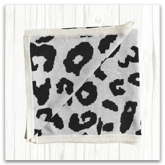 soft cotton leopard blanket