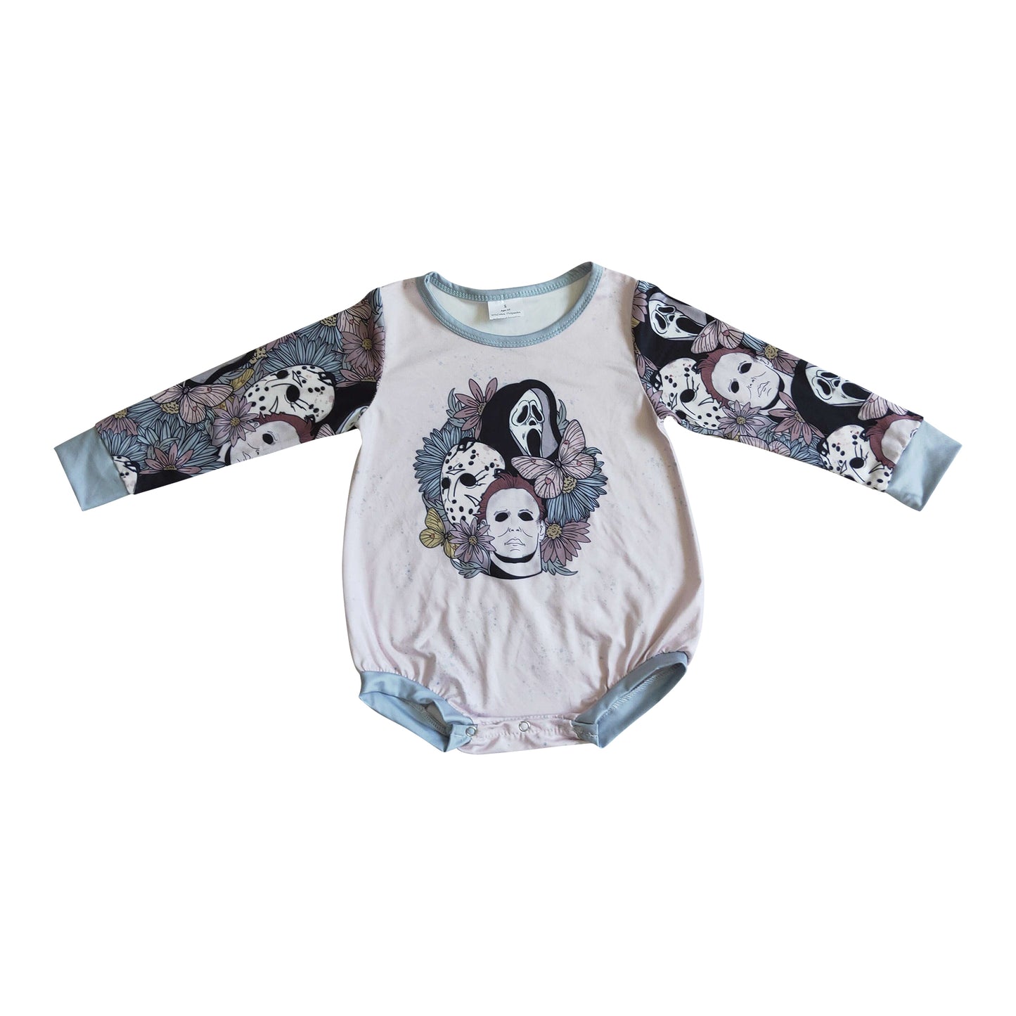 kids long sleeve romper for Halloween